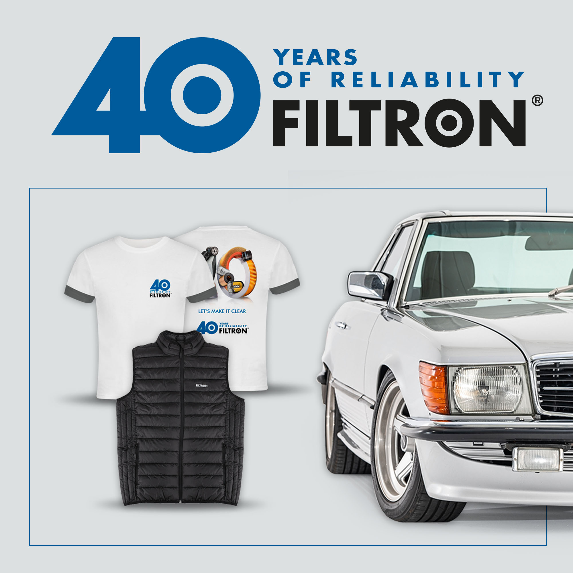 kampania banerowa z okazji 40 lat Filtron